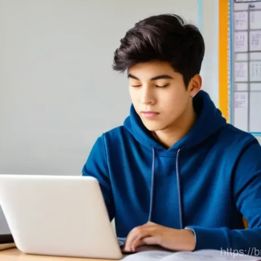 고등학교 학습 도구 추천 - **Prompt 1: Focused High School Student with Integrated Study Tools**
    A bright, well-lit indoor ...