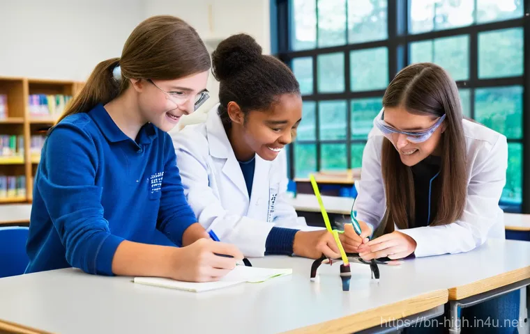 고등학교 수행평가 사례 - **Prompt: Technology-Enhanced Learning with Digital Portfolios**
    "A focused high school student,...